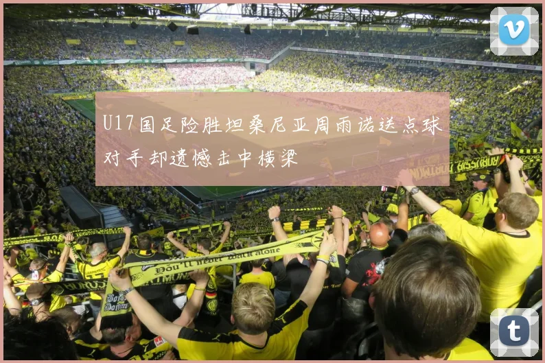 U17国足险胜坦桑尼亚周雨诺送点球对手却遗憾击中横梁
